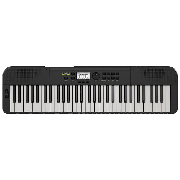 Nux NEK-100 61 Keys Portable Digital Electronic Keyboard with Touch Response and Bluetooth (NEK100)