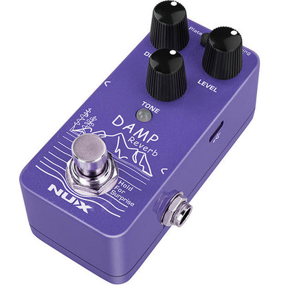 NUX NRV-3 Damp Reverb Mini Electric Guitar Effect Pedal (NRV3)