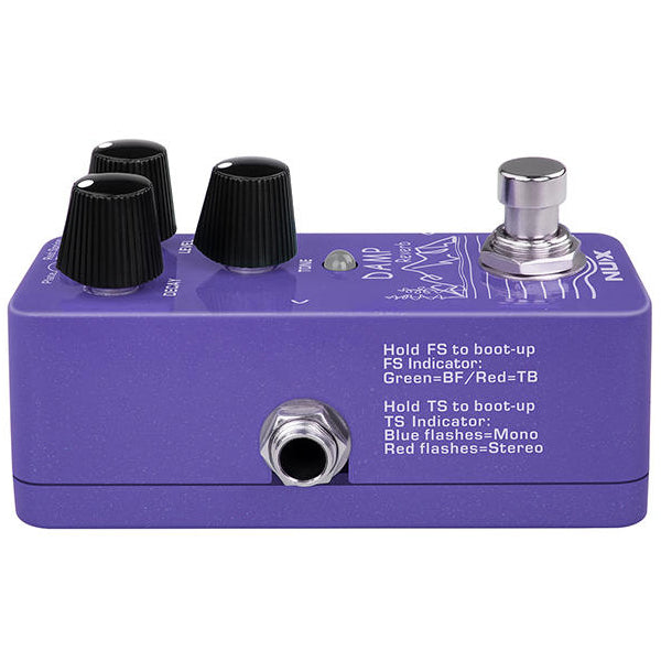 NUX NRV-3 Damp Reverb Mini Electric Guitar Effect Pedal (NRV3)