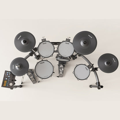 NUX DM-8 5 Piece Professional Digital Electronic Drum Set with Remo Mesh Head (DM8 DM 8)