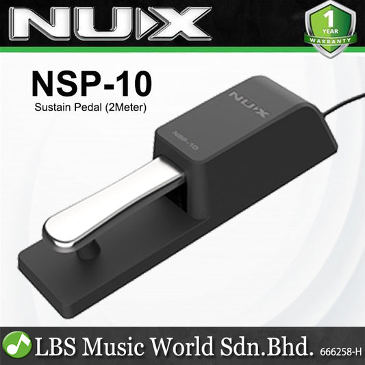 Nux NSP-10 Sustain Damper Pedal for Digital Piano and Keyboard (NSP10)