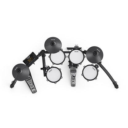 NUX DM-210 5-Piece Digital Drum with Full Mesh Head and DA-30BT Monitor Amplifier Speaker (DM210)