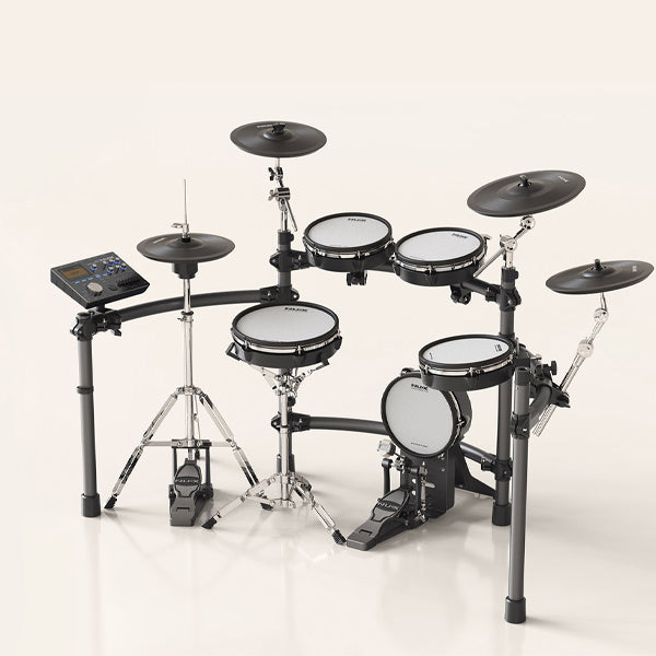 NUX DM-8 5 Piece Professional Digital Electronic Drum Set with Remo Mesh Head (DM8 DM 8)