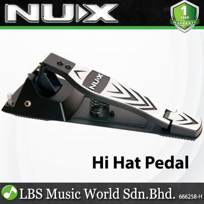NUX Hi-Hat Kick Pedal Controller Digital Drum Compatible with Majority Digital Drum (Hi Hat)