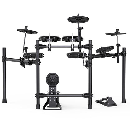 NUX DM-210 5-Piece Digital Drum with Full Mesh Head and DA-30BT Monitor Amplifier Speaker (DM210)