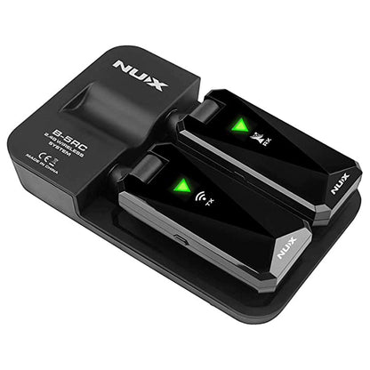Nux B-5RC 2.4GHz Wireless System Guitar Transmitter Receiver with Charging Case (B5RC)