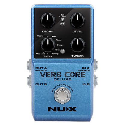NUX Verb Core Deluxe 8 Reverb Type Electric Guitar Effect Pedal