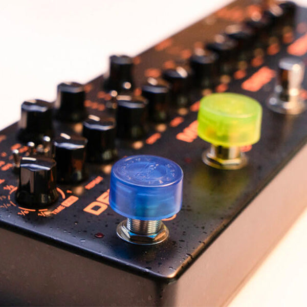 Nux NST-1 5 Piece Pedal Topper Footswitch Button Switch Solid Plastic Cast Effect Pedal Caps (NST1)