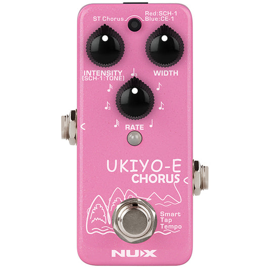 NUX NCH-4 UKIYO-E Mini Chorus Electric Guitar Effect Pedal with 3 Chorus Models (NCH4)