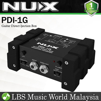 Nux PDI-1G 9V Compact Guitar DI Direct Box (PDI1G)