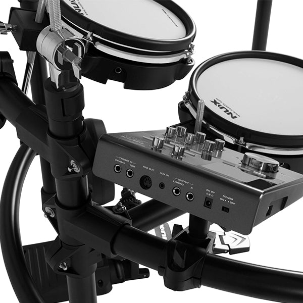 Nux DM-7X All Remo Mesh Head Digital Drum with PA-50 Personal Monitor Speaker (DM7X PA50)