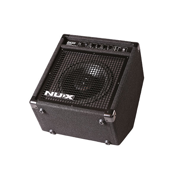 NUX DM-1X 5 Piece Digital Electronic Drum Set with DA-30BT Monitor Speaker and Kick Pedal (DM1X DM1 DA30)