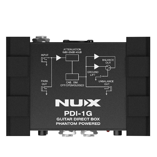 Nux PDI-1G 9V Compact Guitar DI Direct Box (PDI1G)