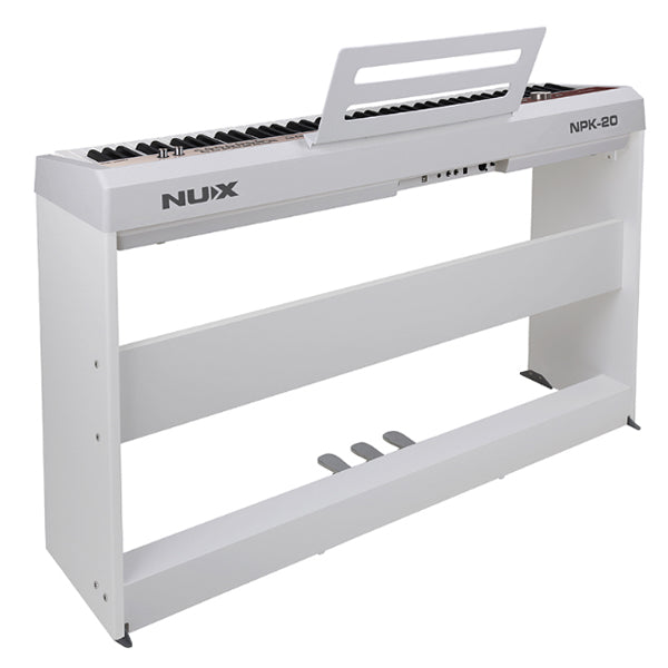 NUX NPK-20 88 Key Digital Piano With Wooden Stand, Bluetooth and Weighted Keyboard (NPK20 NPK 20)