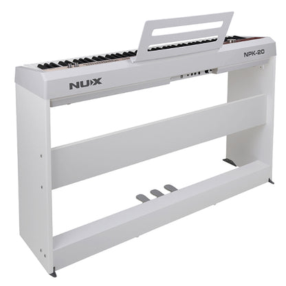 NUX NPK-20 88 Key Digital Piano With Wooden Stand, Bluetooth and Weighted Keyboard (NPK20 NPK 20)