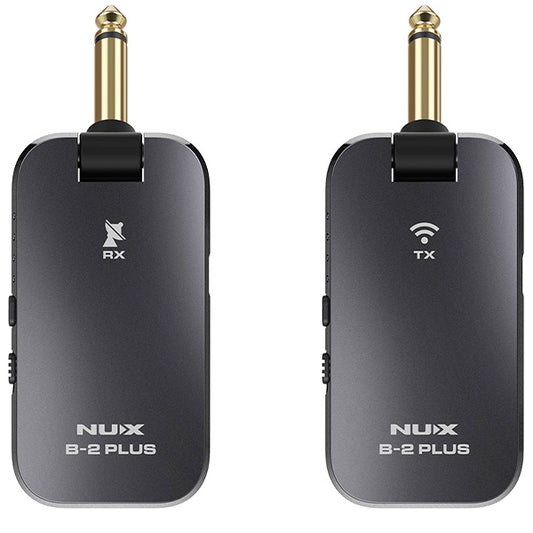 NUX B-2 PLUS 2.4GHz Guitar Wireless Connection System with Transmitter and Receiver (B2 B 2)