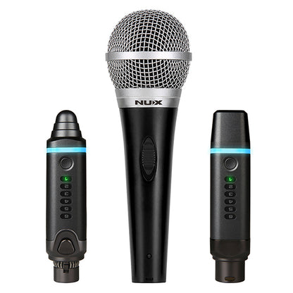 Nux B-3 Plus Mic Bundle 2.4GHz Wireless Microphone System with Receiver and Transmitter Adapter (B3)