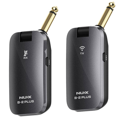 NUX B-2 PLUS 2.4GHz Guitar Wireless Connection System with Transmitter and Receiver (B2 B 2)