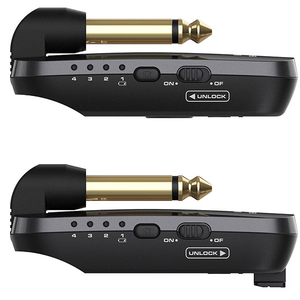 NUX B-2 PLUS 2.4GHz Guitar Wireless Connection System with Transmitter and Receiver (B2 B 2)