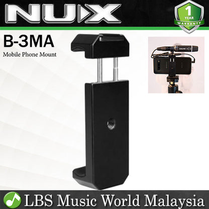 Nux B-3MA Mobile Phone Holder Mount for Clip On Mic Microphone System (B3MA)
