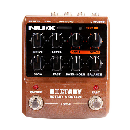 Nux Roctary Leslie Simulator and Polyphonic Octave Guitar Keyboard Speaker Effects