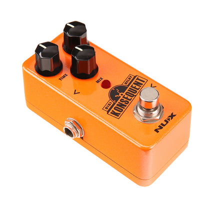 Nux NDD-2 Konsequent Digital Delay Mini Effects Electric Guitar Effect Pedal (NDD2 NDD 2)