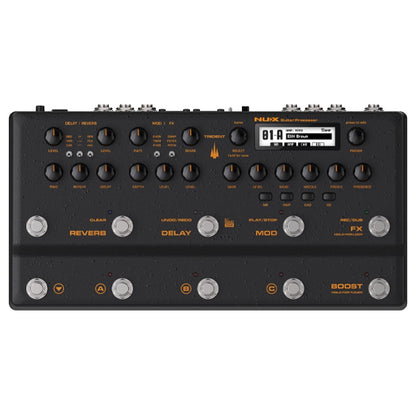 NUX Trident NME-5 Multi Effect Processor Guitar Pedal with Amp Modeler with IR Loader (NME5 NME 5)
