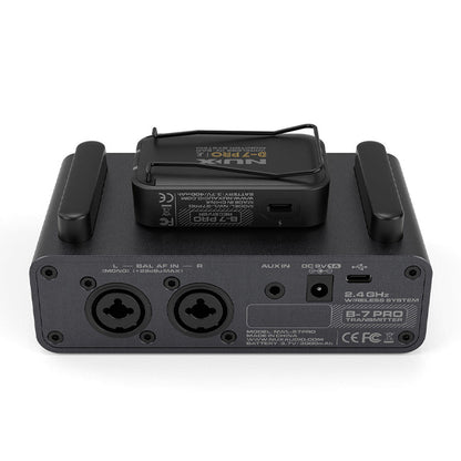 Nux B-7 PRO Wireless In Ear Monitor System for Stage and Studio - 2.4GHz (B7 PRO)