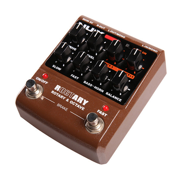 Nux Roctary Leslie Simulator and Polyphonic Octave Guitar Keyboard Speaker Effects