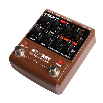 Nux Roctary Leslie Simulator and Polyphonic Octave Guitar Keyboard Speaker Effects