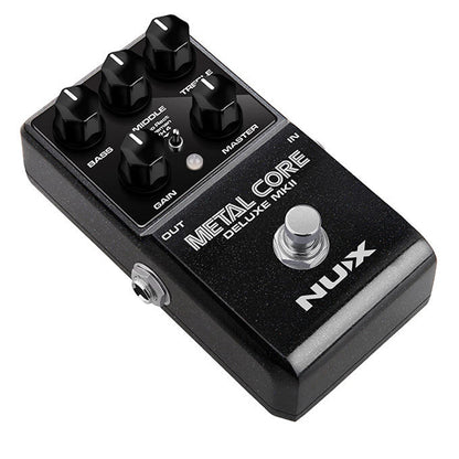 NUX Metal Core Deluxe MKII 3 Distortion High Gain Preamp Guitar Effect Pedal with True Bypass