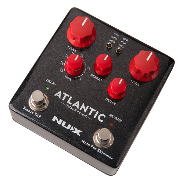 Nux NDR-5 Atlantic Delay and Reverb Guitar 3 Delay Effects Pedal (NDR5)