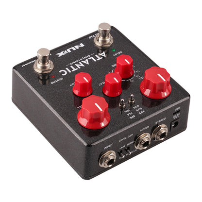 Nux NDR-5 Atlantic Delay and Reverb Guitar 3 Delay Effects Pedal (NDR5)