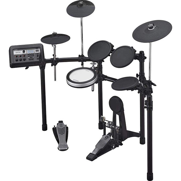 Yamaha DTX6K-X 5 Piece Electronic Digital Drum Set Kit with Nux DA30BT Personal Monitor (DTX6 DTX6K X)