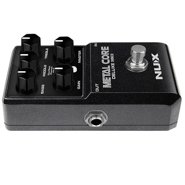 NUX Metal Core Deluxe MKII 3 Distortion High Gain Preamp Guitar Effect Pedal with True Bypass