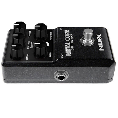 NUX Metal Core Deluxe MKII 3 Distortion High Gain Preamp Guitar Effect Pedal with True Bypass