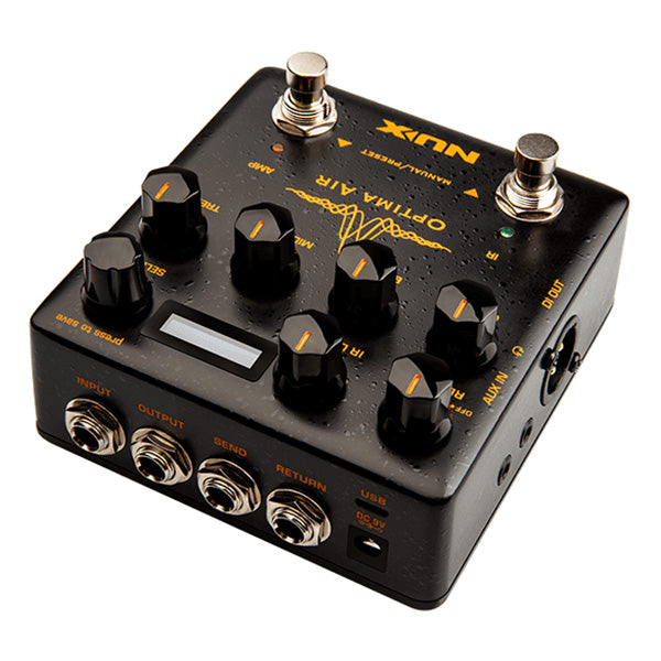 Nux NAI-5 Optima Air Acoustic Electric Guitar Simulator Preamp IR Footswitch Effect Pedal (NAI5)
