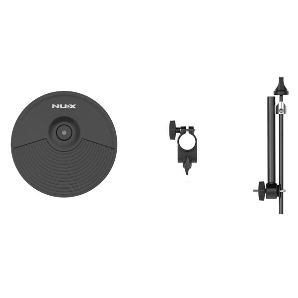 NUX 10 Inch Cymbal Pad Set Extension Kits with Joint Clip and Holder for DM-210