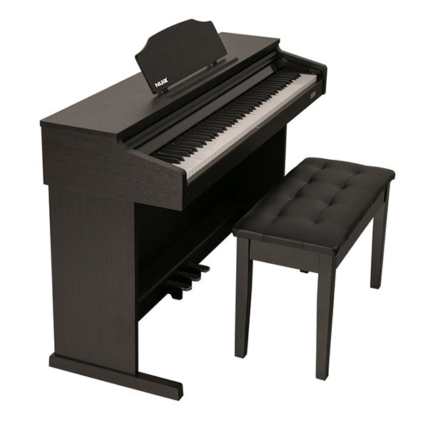NUX WK-520 88 Key Digital Piano Weighted Keys Rythm Smart Apps Bluetooth Pianos (WK520)