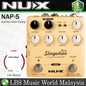 Nux NAP-5 Stageman Floor Acoustic Preamp and DI Effect Pedal Footswitch (NAP5)