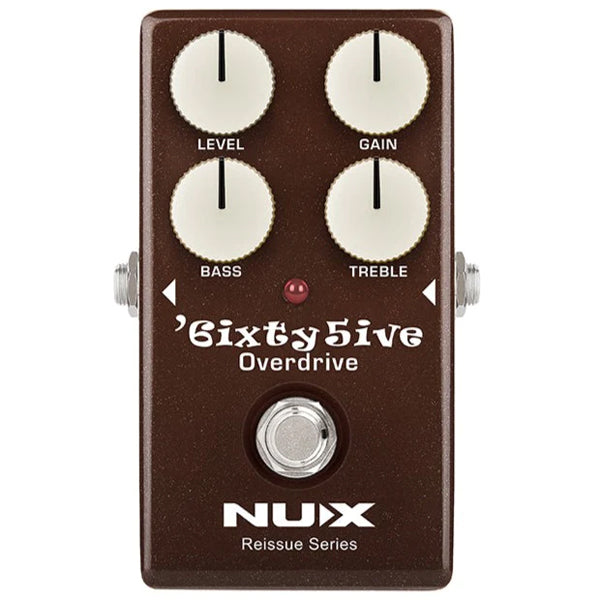 NUX 6ixty 5ive Overdrive Reissue Series Black Panel Electric Guitar Effect Pedal (65)