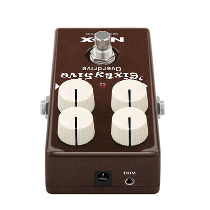 NUX 6ixty 5ive Overdrive Reissue Series Black Panel Electric Guitar Effect Pedal (65)