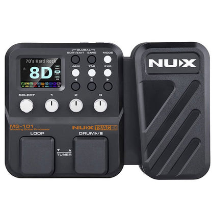 Nux MG-101 Multi Effects Modelling Processor Electric Guitar Effect Pedal (MG101)