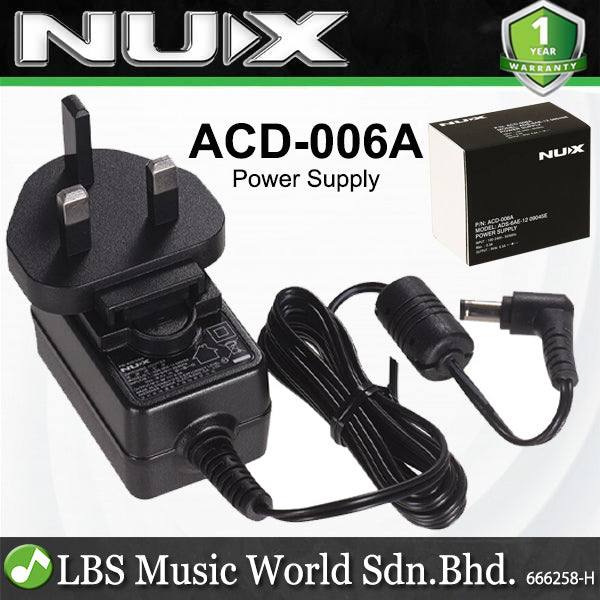 NUX ACD-006A 9V Switching Power Supply Adapter apply for Boss Dunlop MXR Zoom Electro Harmonic TC Electronic (ACD006A)