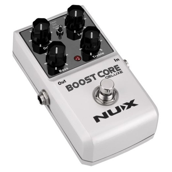 Nux Boost Core Deluxe Booster Effect Pedal Overdrive Distortion 3 Boost Modes