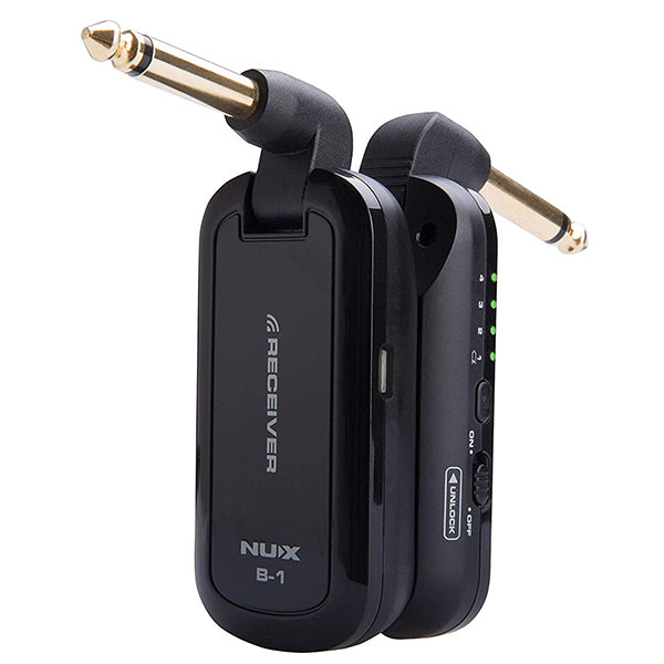 NUX B-1 Wireless Electric and Bass Guitar System 2.4GHz Audio Transmitter Receiver (B1 B 1)