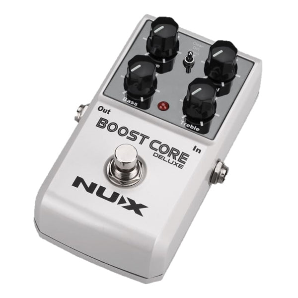 Nux Boost Core Deluxe Booster Effect Pedal Overdrive Distortion 3 Boost Modes