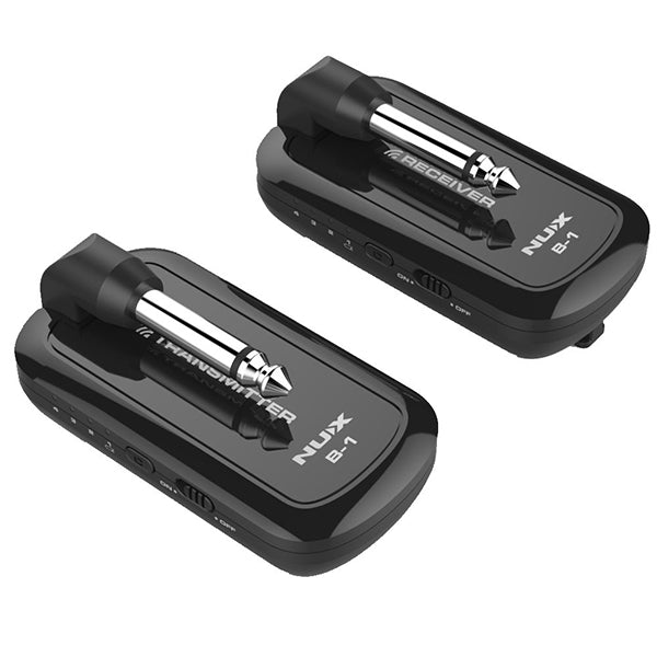 NUX B-1 Wireless Electric and Bass Guitar System 2.4GHz Audio Transmitter Receiver (B1 B 1)