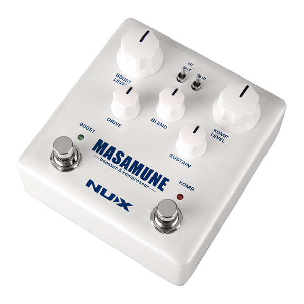 Nux NBK-5 Masamune Booster and  Compressor Guitar Effects Pedal (NBK5)
