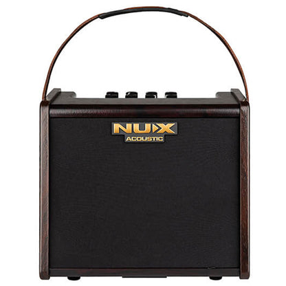 NUX AC-25 Stageman 25 Watt Portable Battery Powered Acoustic Guitar Speaker Amplifier with Bluetooth Amp (AC25)